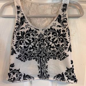 Y2K Cross Tank Top